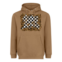 Toasted Coconut racing leopard background Heavyweight Hoodie - RanaPortraitStore