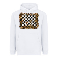 White racing leopard background Heavyweight Hoodie - RanaPortraitStore