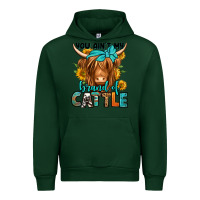 Forest Green you ain't my brand of cattle longhaired cow Urban Hoodie - Jasminsmagicworld