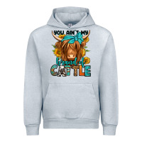 Heather Grey you ain't my brand of cattle longhaired cow Urban Hoodie - Jasminsmagicworld