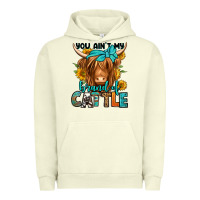 Pigment Pistachio you ain't my brand of cattle longhaired cow Urban Hoodie - Jasminsmagicworld