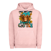 Pigment Salmon you ain't my brand of cattle longhaired cow Urban Hoodie - Jasminsmagicworld