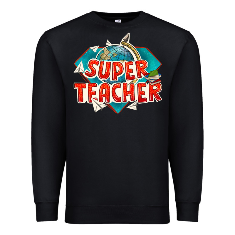 Super Teacher Premium Sweatshirt by texasbilliewilder | Teevron