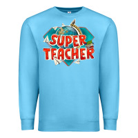 Ocean Blue super teacher Premium Sweatshirt - texasbilliewilder