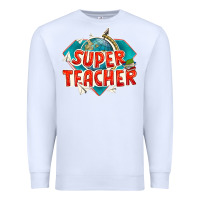 White super teacher Premium Sweatshirt - texasbilliewilder