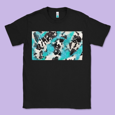Cowhide Glitter  Cup Classic Tee Designed By Barkaloodesign