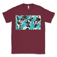 Burgundy cowhide glitter  cup Classic Tee - BarkalooDesign