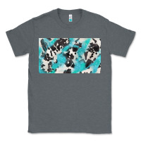 Charcoal Heather cowhide glitter  cup Classic Tee - BarkalooDesign