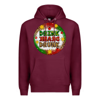 Burgundy Drink Drank Drunk Premium Hoodie - Artiststas