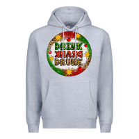 Heather Grey Drink Drank Drunk Premium Hoodie - Artiststas