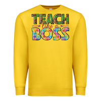 Lemon teach like a boss Premium Sweatshirt - texasbilliewilder