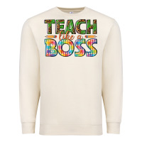 Sandshell teach like a boss Premium Sweatshirt - texasbilliewilder