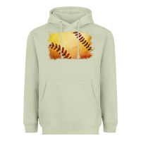 Matcha softball brushstroke Heavyweight Hoodie - RanaPortraitStore