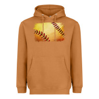 Meerkat softball brushstroke Heavyweight Hoodie - RanaPortraitStore