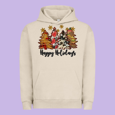 Happy Holidays Urban Hoodie Designed By Jahusdesignshop