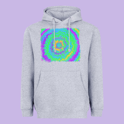 Heavyweight Hoodie tie dye backround