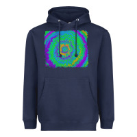 Navy tie dye backround Heavyweight Hoodie - RanaPortraitStore
