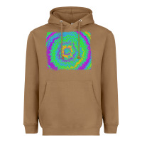 Toasted Coconut tie dye backround Heavyweight Hoodie - RanaPortraitStore