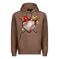 Chestnut baseball Premium Hoodie - AdoDesignShop