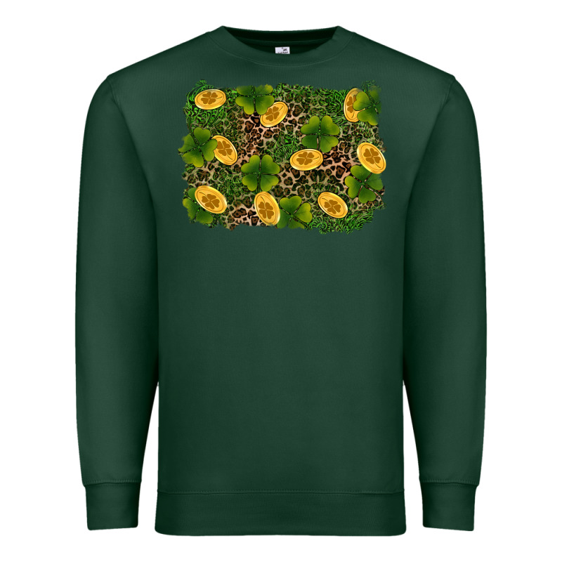 St Patricks Day Background Premium Sweatshirt by RanaPortraitStore | Teevron