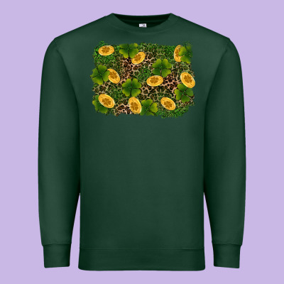 St Patricks Day Background Premium Sweatshirt Designed By Ranaportraitstore