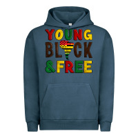 Pigment Midnight Navy young black and free Urban Hoodie - Artiststas
