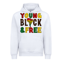 White young black and free Urban Hoodie - Artiststas