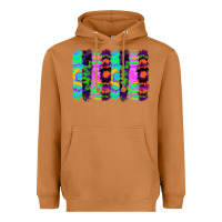 Meerkat tie dye brushstrokes Heavyweight Hoodie - RanaPortraitStore