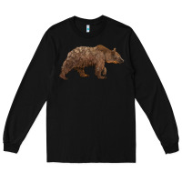Black bear Long Sleeve Tee - BarkalooDesign