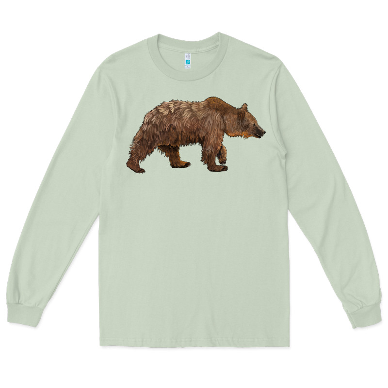 Bear Long Sleeve Tee by BarkalooDesign | Teevron