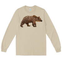 Mushroom bear Long Sleeve Tee - BarkalooDesign