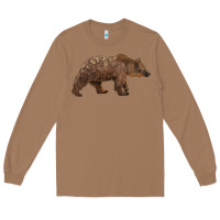 Toasted Coconut bear Long Sleeve Tee - BarkalooDesign