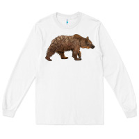 White bear Long Sleeve Tee - BarkalooDesign