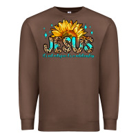 Chestnut jesus it s not religion it s a relationship Premium Sweatshirt - Zillion Design Studio