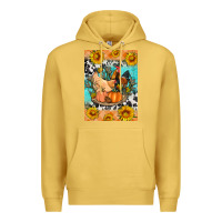 Antique Gold fall coop animals Premium Hoodie - Artiststas