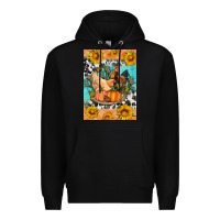 Black fall coop animals Premium Hoodie - Artiststas