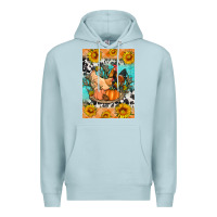 Blue Mist fall coop animals Premium Hoodie - Artiststas