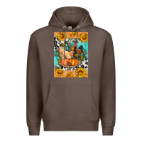 Coffee fall coop animals Premium Hoodie - Artiststas