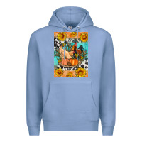 Colony Blue fall coop animals Premium Hoodie - Artiststas