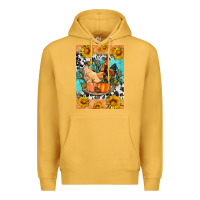 Mustard fall coop animals Premium Hoodie - Artiststas