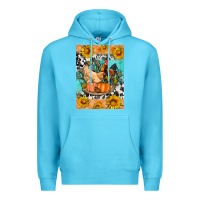 Ocean Blue fall coop animals Premium Hoodie - Artiststas