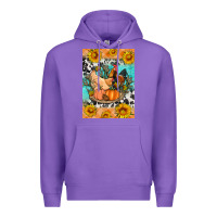 Purple fall coop animals Premium Hoodie - Artiststas
