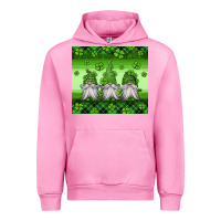 Fuchsia Pink st patricks gnomes Urban Hoodie - Jasminsmagicworld