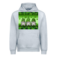 Heather Grey st patricks gnomes Urban Hoodie - Jasminsmagicworld