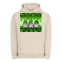 Pigment French Oak st patricks gnomes Urban Hoodie - Jasminsmagicworld