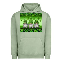 Pigment Oil Green st patricks gnomes Urban Hoodie - Jasminsmagicworld