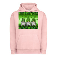 Pigment Salmon st patricks gnomes Urban Hoodie - Jasminsmagicworld