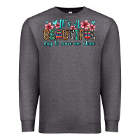 Charcoal Heather it s a beautiful day to leave me alone Premium Sweatshirt - Zillion Design Studio