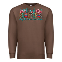 Chestnut it s a beautiful day to leave me alone Premium Sweatshirt - Zillion Design Studio