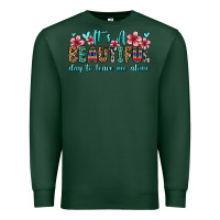 Sports Green it s a beautiful day to leave me alone Premium Sweatshirt - Zillion Design Studio